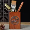 Fábrica de Fujian al por mayor juego de té de madera seis caballeros palisandro ébano clip para té cuchara de té cuchillo de té juego de té kung fu