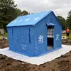 Tienda de Campaña de Ayuda para Desastres Civiles de 12 Metros Cuadrados de Aleación de Aluminio para Exteriores a Prueba de Inundaciones a Prueba de Tormentas Refugio a Prueba de Inundaciones