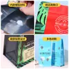 [Procesamiento personalizado] bolsa con válvula de aire para envasado de alimentos bolsa con cierre de ocho lados fácil de rasgar bolsa autosoportante autosellante de papel de aluminio y PET