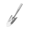 Pala pequeña de acero inoxidable para uso doméstico, herramienta de jardinería para cavar tierra, pala para flores engrosada para plantar flores y verduras, pala de hierro para cavar arena y recoger conchas en la playa