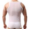 Nuevo Chaleco de Malla para Hombre Estilo Coreano Diseño Cómodo Transpirable Nailon Estilo Moderno Sin Mangas Secado Rápido Top de Manga Corta