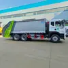Caminhão compactador de lixo de 20-23 metros cúbicos, carroceria de aço de alta resistência Q355, para transferência, compactação e coleta de resíduos domésticos urbanos