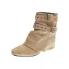 Botas Chelsea Plataforma Retrô Botas Bootcut Femininas 2026 Outono/Inverno Novidades Botas Western Cowboy Emagrecedoras Botas Dobráveis