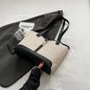 Bolsa de grande capacidade para viajante 2025, nova bolsa feminina, bolsa de ombro estilosa e moderna, bolsa cross-border, bolsa tote casual