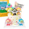 Celebridad de Internet Fiesta de Huevos Decoración de Pastel Feliz Cumpleaños Inserto de Letra Hp Accesorios de Decoración de Postre de Cumpleaños para Niños