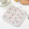 Juego de Guantes Térmicos Estampados para Cocina Casera, Base para Ollas de Tela Anti-Quemaduras, Posavasos Grueso de Algodón para Horno de Microondas y Horneado