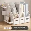 Suporte para Livros Caixa de Armazenamento de Mesa para Livros Organizador de Livros Painel Perfurado para Estudantes Prateleira de Armazenamento para Dormitório Escritório Gadget