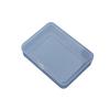 Caja de embalaje de papelería Goka de plástico pp rectangular transparente, borla de polvo, caja de almacenamiento de equipo de pesca, caja de accesorios para piezas, venta al por mayor