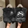 Chal para Niños Camiseta de Algodón Puro Tie-Dye Verano Sin Mangas Ropa Exterior 2026 Nuevo Estilo Camiseta para Niños Niños Top Elegante Moderno