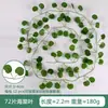 Vinha Verde Artificial Trepadeira Enrolamento de Tubo de Ar Condicionado Vinha Decorativa Folhas de Uva Atacado para Decoração de Casamento
