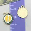 Série Frutas Gota de Óleo Acessórios para Joias DIY Pingente de Morango Cereja Pingente Pulseira Colar Liga Transfronteiriça Pingente