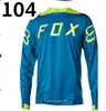 Ropa Nueva para Ciclismo Verano Hombres Ropa para Reducir la Velocidad Ropa para Ciclismo de Motocicleta Todoterreno Absorbente de Sudor y Transpirable de Manga Larga Ropa para Ciclismo Fox
