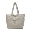 Bolso Tote de Nailon para Viajes de Negocios para Mujer 2025 Invierno Nuevo de Gama Alta Ligero de Lona Simple para Hombro/Axila