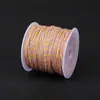 Fio de Algodão Enrolado à Mão 18 Fios 20m Estilo Étnico Festival do Barco-Dragão Corda para Bolinho de Arroz Pulseira Colar Fio para Pingente Fio de Algodão Corda