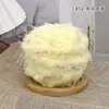 Hilo de mohair mezclado a mano con textura de pelo, hilo especial para bolsos de bricolaje, color caramelo, suave para sombreros hechos a mano, hilo para suéteres de ganchillo