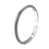 Pulsera al por mayor de Plata de Ley 925 Escama de Dragón para Hombre y Mujer Pulsera Abierta Ajustable Plata Tailandesa Personalidad Joyería de Moda