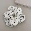 Diadema de Scrunchie con Lazo de Moda para Viajes, Simple con Estampado para Moño, Goma para Cola de Caballo de Gama Alta, Flor para Mujer