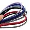 Sandalias de Cuerda de Algodón Rayadas con Tira de Pedrería al por Mayor para Fabricantes Accesorios de Joyería DIY Fila Recta Cuerda de Diamante Rayado Semicircular