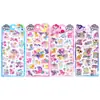 Adesivos Originais de Doce de Pônei Pony Adesivos Cartoon Tridimensionais para Crianças Adesivos de Prêmio para Meninas Decoração Artesanal 3D