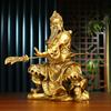Latón Wusheng Guan Gong Hogar Oficina Escritorio Wu Riqueza Guan Gong Bronce Como Guan Erye Artesanía Regalo Ornamento