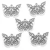 Accesorios para joyería de aleación DIY colgante de mariposa multicolor collar pulsera pendientes colgante hecho a mano D2142