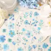 Série Flor do Sono Leve Novo Produto Transfronteiriço Material Transparente para Diário de Pet Adesivos Florais Adesivos Decorativos para Diário