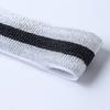 2.5-5CM Color Engrosado Patrón de Tanque Borde de Media Luna Alta Elasticidad Cintura de Pantalones Banda Elástica Micro Elástico Material de Zapato sin Lanzadera Goma