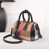 Bolsa Feminina 2024 Bolsa Grande Nova Fashionável Couro Genuíno Fashionável Bolsa de Ombro Bolsa de Mão Bolsa Transversal Bolsa Boston Almofada para Mulheres