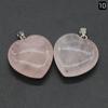 1210-cristal natural piedra semipreciosa colgante de amor engrosado 30 mm corazón de amor llavero colgante accesorios