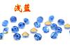 Guomao - Taladro de vidrio de colores con base redonda y puntiaguda, pegatinas de diamantes para uñas, accesorios de belleza para bricolaje, venta al por mayor