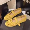 Sapatos Mary Jane Vazados para Mulheres, Novo Estilo Verão 2026, Sandálias Slip-On Respiráveis com Solas Macias para o Dia a Dia