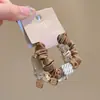 Elástico de Cabelo Simples e Elegante com Toque de Luxo, Corda de Cabelo Versátil, Elástico de Cabelo Coreano, Acessório de Cabelo Novo Estilo