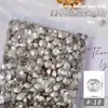 Arte de unha branco fundo pontiagudo formato diamante joia de diamante pêssego torto borboleta ovo de pombo floco de neve diamante de vidro transparente broca de unha