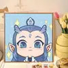 Nuevo Nezha Niño Demonio Nao Hai diy Pintura al Óleo Digital Rellenado a Mano Pintado a Mano Color al Óleo Pintura Decorativa Dibujos Animados Lindo