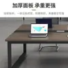 Mesa de Conferência Mesa Longa Minimalista Escritório Mesa e Cadeira Modernas Combinação Sala de Conferências Treinamento Mesa Longa Estação de Trabalho Mesa de Escritório