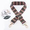 Nueva Correa de Hombro a Rayas de Estilo Étnico de Color de 3.8cm Personalizada Combinable Cinta Correa de Hombro para Bolso de Mujer