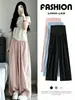 Pantalones anchos plisados japoneses para maternidad, finos de seda helada, diseño de soporte para el vientre, holgados, adelgazantes, para salir, para casa, pantalones de maternidad Yamamoto