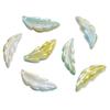 Cuentas de Plumas Teñidas de Colores Acrílicas con Agujero DIY Accesorios para el Cabello Llavero Colgante Accesorios para Cadena de Teléfono Venta al por Mayor Hecho a Mano