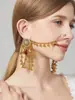 Pendientes Nuevos Retro Transfronterizos, Estilo Étnico, Pendientes de Temperamento Personalizados, Set de Collar con Borlas de Estilo Exótico Venta al por Mayor