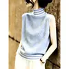 Top de punto sin mangas para mujer, estilo casual de moda, juvenil y elegante, adecuado para ir al trabajo, tendencia 2026 primavera, otoño, invierno, nueva versión coreana