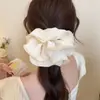 Elástico de Cabelo de Renda Extra Grande para Mulheres, Corda de Cabelo Estilo Coreano de Alta Qualidade, Acessório de Cabelo Estilo Preguiçoso, Ornamento de Cabelo