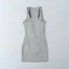 Elegante Chaleco de Cuello Oscilante Estilo Spice Girl con Cuelga Cuello Falso de Dos Piezas para Mujer Verano 2025 Nuevo Estilo Coreano Sexy Ropa Exterior Delgado