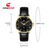 Reloj Suizo para Hombre CHAXIGO Serie Helmsman Commander Reloj de Cuarzo Ligero para Hombre Reloj de Negocios Impermeable para Hombre