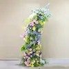 Arco de Cuerno Simulado Estilo Bosque Transfronterizo Decoración de Fondo para Área de Bienvenida de Escenario de Boda Accesorios para Fotografía de Eventos de Boda