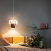 Lámpara de araña de cristal con diseño de flores para dormitorio, mesita de noche, moderna, minimalista, para restaurante, bar, personalidad creativa, pequeña, de celebridades de Internet