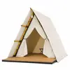 Tienda de Hotel Triangular Casa de Campo en Lugar Escénico Tienda con Estructura de Acero Clase A Lujo Ligero Campamento Tienda Triangular con Cumbrera