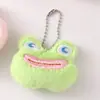 Colgante de muñeca linda conejo rana oso cerdo llavero muñeca de peluche de dibujos animados broche adornos para mochila diy