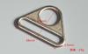 Hebilla de ajuste de accesorios de hardware para equipaje al por mayor de fábrica, hebilla de anillo triangular con agujero redondo de aleación de zinc, correa de cincha, hebilla triangular