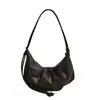 Bolso de axila de nicho moderno para mujer, nuevo, de gran capacidad, estilo retro bola de masa, versátil, de un solo hombro, cruzado, moderno