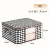 Bolsa de Almacenamiento Visual de Pata de Gallo Caja de Almacenamiento para Ropa Edredón a Prueba de Polvo para el Hogar Mudanza Empaque Bolsa de Almacenamiento